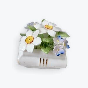 Royal Doulton Floral Book Stack Bone China England